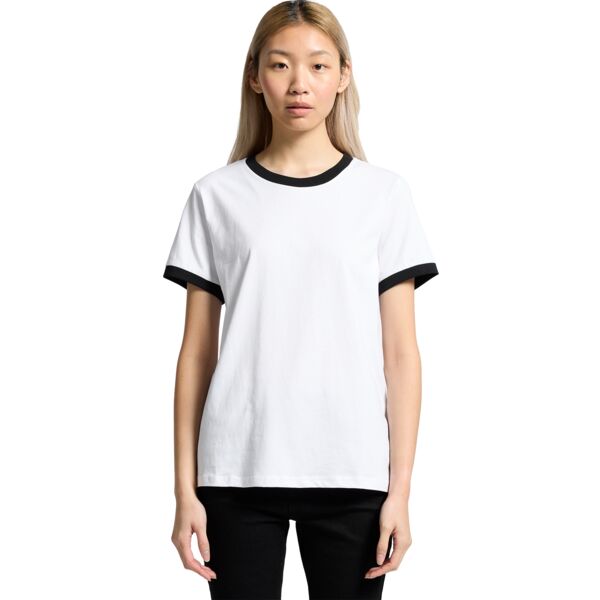 AS Colour Women's Ringer Tee Thumbnail